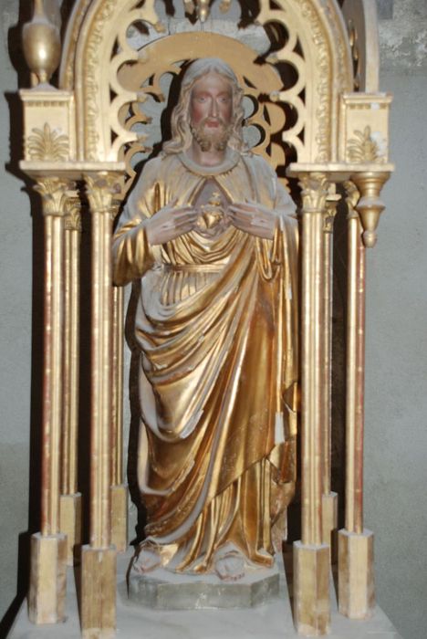 statue : du Sacré-Coeur de Jésus - © Ministère de la Culture (France), Médiathèque du patrimoine et de la photographie, Conservation des antiquités et des objets d’art de l’Ardèche – Tous droits réservés