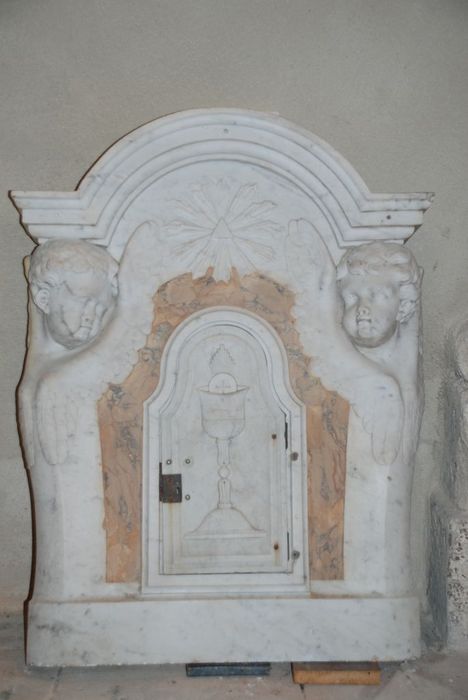 tabernacle provenant de l'ancien autel de l'église - © Ministère de la Culture (France), Conservation des antiquités et des objets d’art de l’Ardèche – Tous droits réservés