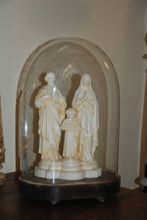groupe sculpté : La Sainte Famille - © Ministère de la Culture (France), Conservation des antiquités et des objets d’art de l’Ardèche – Tous droits réservés