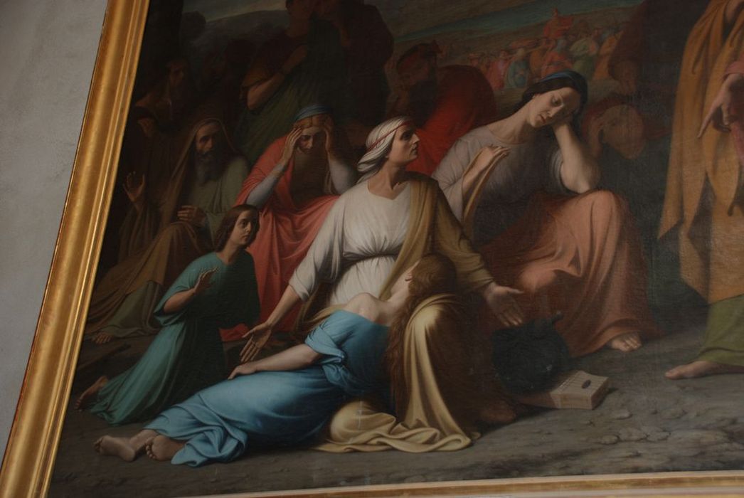 tableau de piété n°1, vue partielle - © Ministère de la Culture (France), Médiathèque du patrimoine et de la photographie, Conservation des antiquités et des objets d’art de l’Ardèche – Tous droits réservés