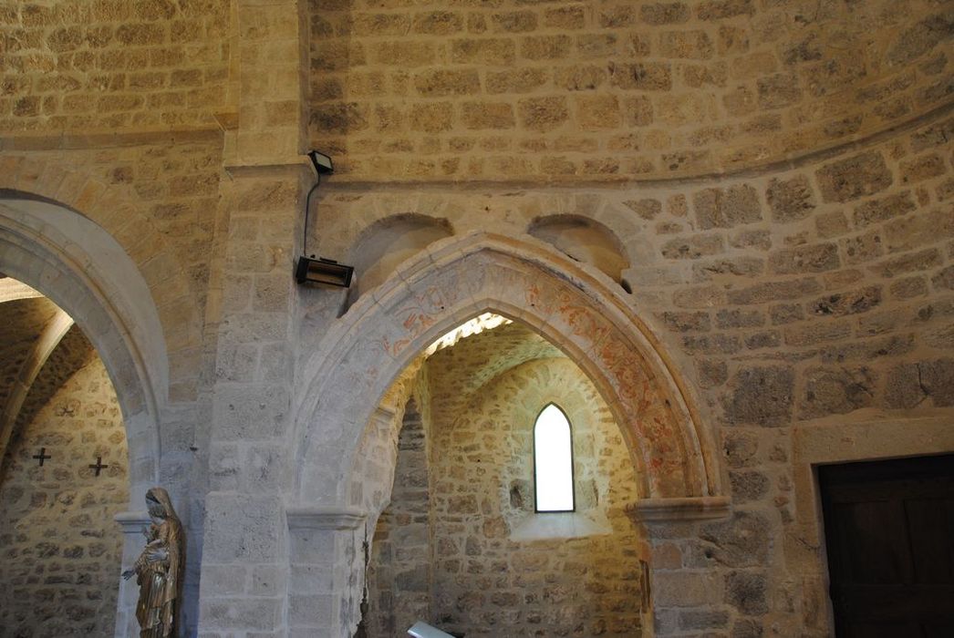 Eglise Saint-Grégoire : Peintures monumentales (fragments)