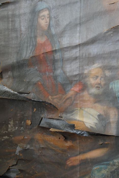 tableau : Mort de saint Joseph, vue partielle