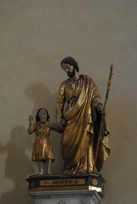 Statue : Saint Joseph et l'Enfant Jésus