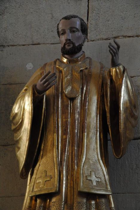 statue : Saint Jean-François Régis, vue partielle