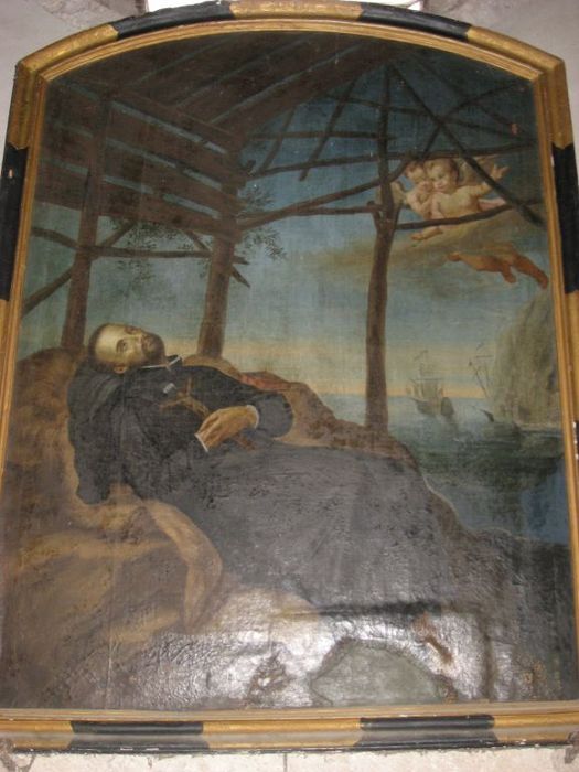 tableau : Mort de saint François Xavier (La)