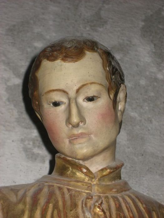 statue : Saint Jean François Régis, détail