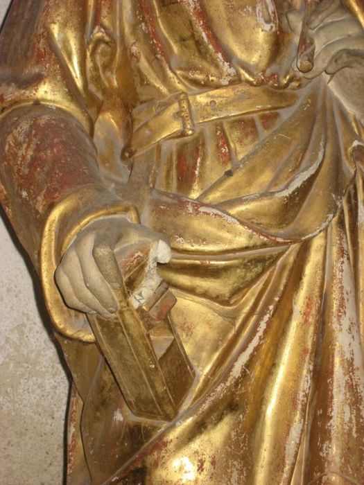 statue : Saint Joseph, détail