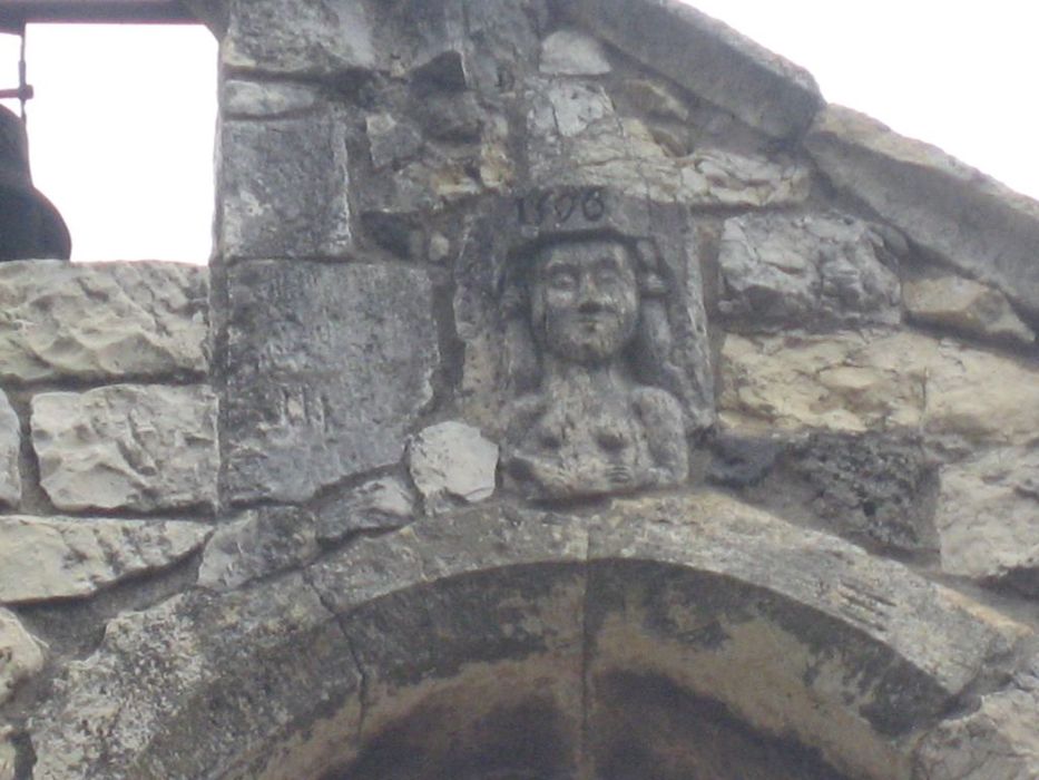 Chapelle Notre-Dame-des-Anges : Façade occidentale, détail