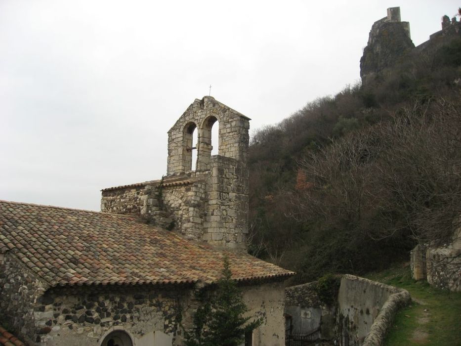 Chapelle Notre-Dame-des-Anges : Façade latérale nord, vue partielle