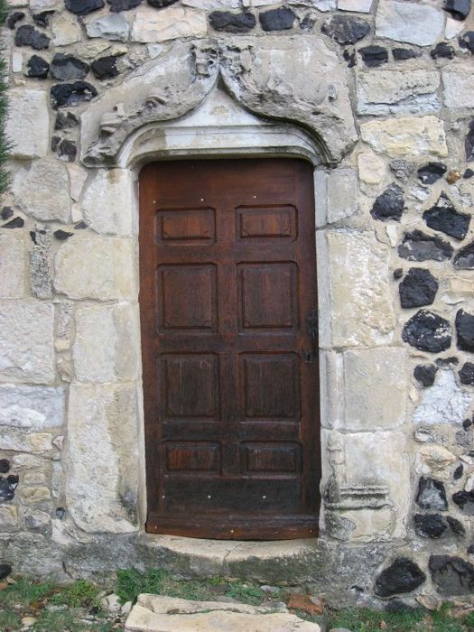 Chapelle Notre-Dame-des-Anges : Détail d'une porte d'accès