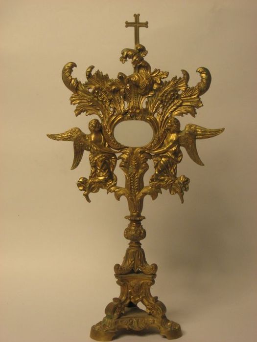 Reliquaire-monstrance, vue partielle