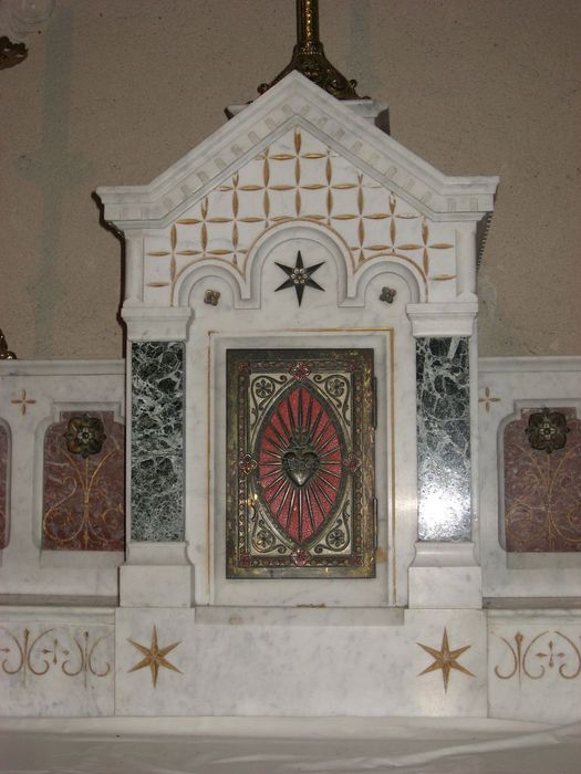 tabernacle de l'autel du Sacré-Coeur, vue générale
