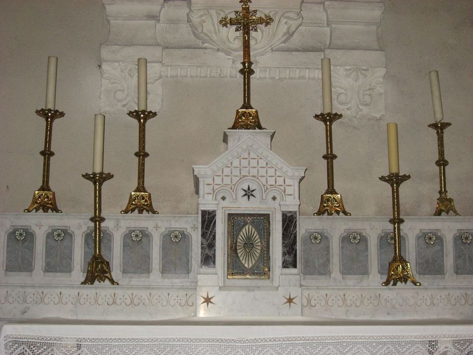 tabernacle de l'autel de la Sainte-Vierge, vue générale