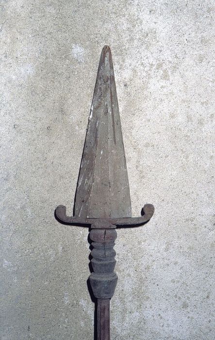 bâton de procession, détail