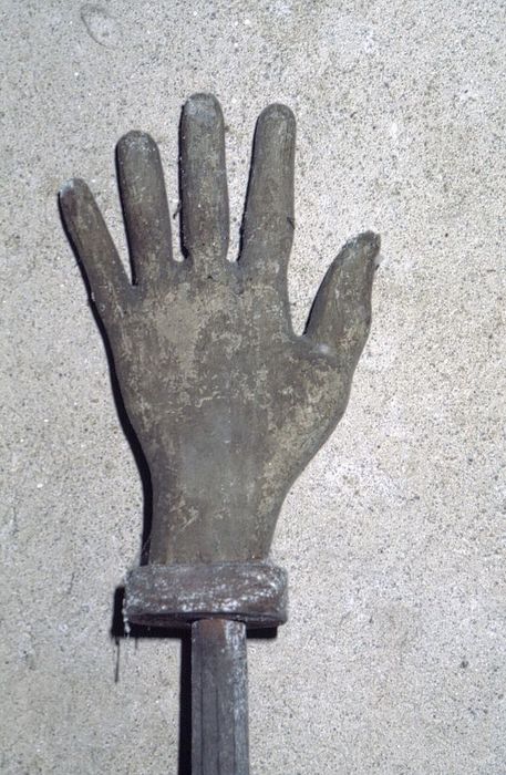 bâton de procession, détail
