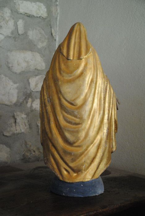 statuette : Vierge Immaculée, revers, vue générale