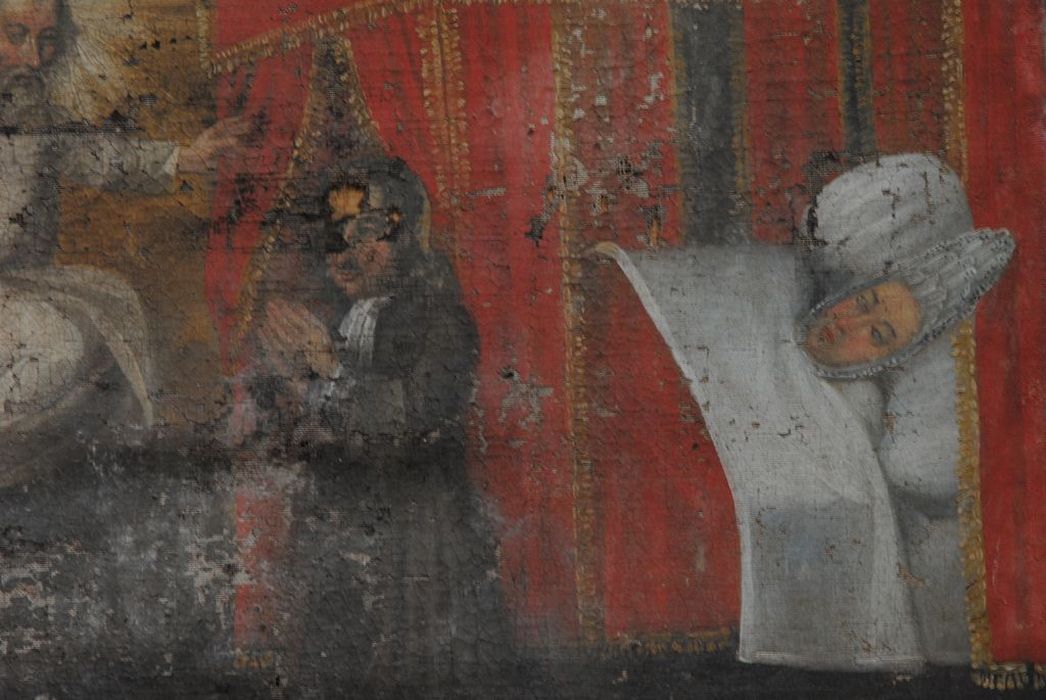 ex-voto : L'Intercession pour une guérison auprès de saint Montan, détail - © Ministère de la Culture (France), Médiathèque du patrimoine et de la photographie, Conservation des antiquités et des objets d’art de l’Ardèche – Tous droits réservés