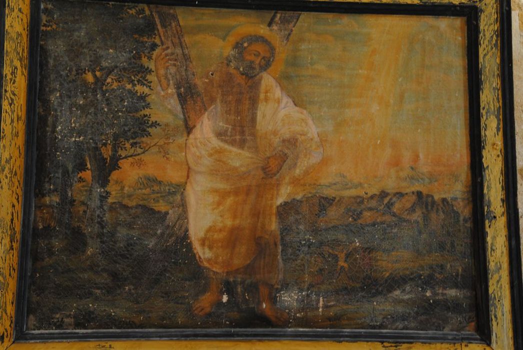 tableau : Saint André - © Ministère de la Culture (France), Médiathèque du patrimoine et de la photographie, Conservation des antiquités et des objets d’art de l’Ardèche – Tous droits réservés