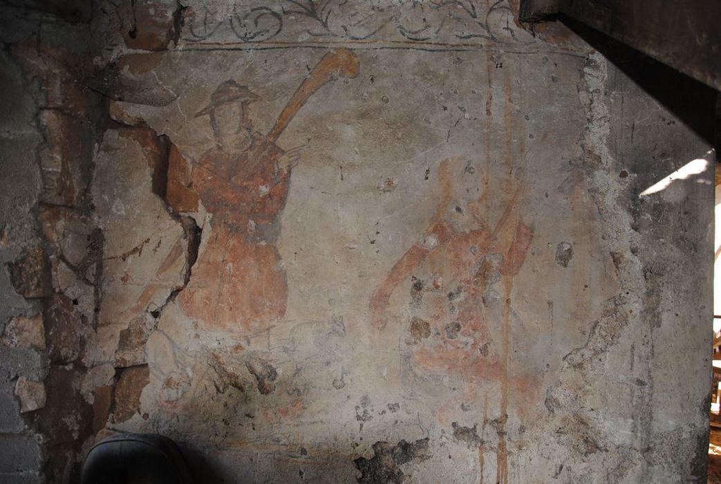 peinture monumentale, détail