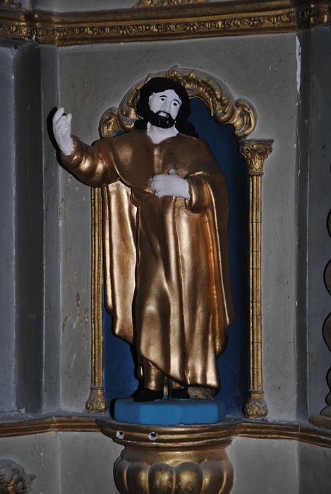 tabernacle, détail d’une statuette