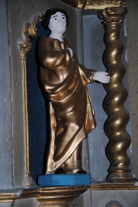 tabernacle, détail d’une statuette