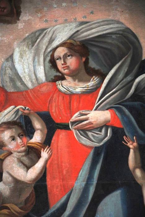 tableau : l'Assomption de la Vierge, détail