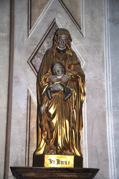 groupe sculpté : Sainte Anne et la Vierge