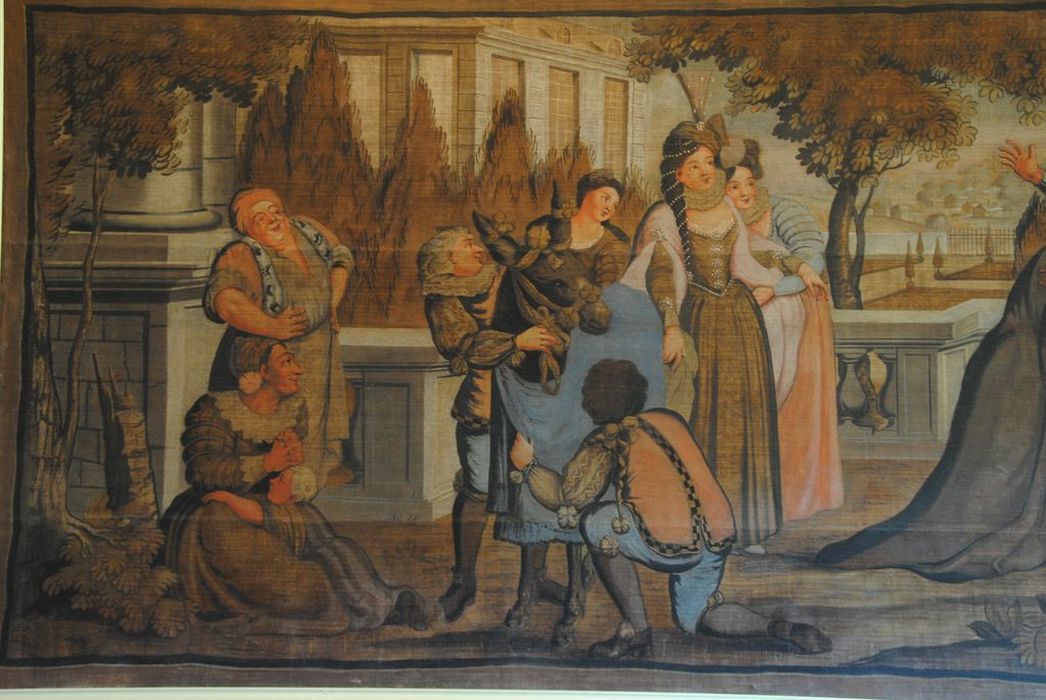 tableau n°1 : Scène de la vie de Don Quichotte, détail