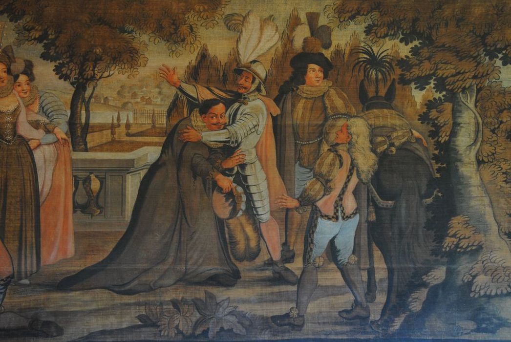 tableau n°1 : Scène de la vie de Don Quichotte, détail