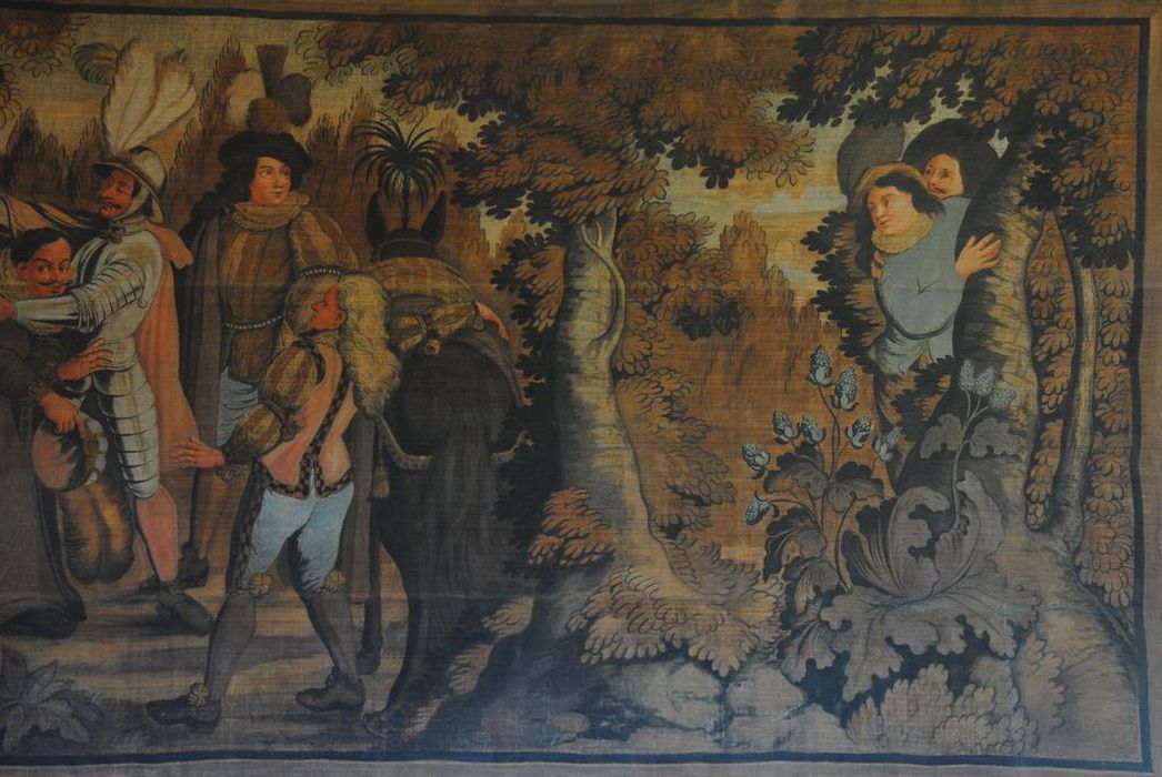 tableau n°1 : Scène de la vie de Don Quichotte, détail