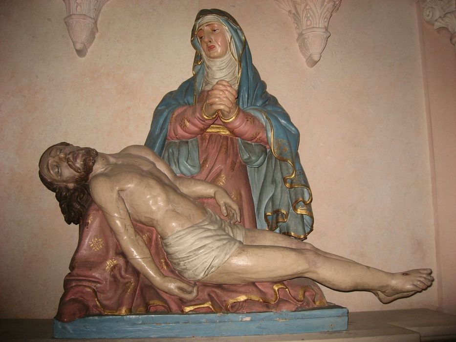 groupe sculpté : Vierge de Pitié