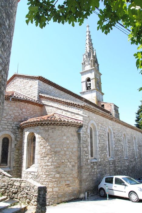 Eglise : Façade latérale nord, vue partielle