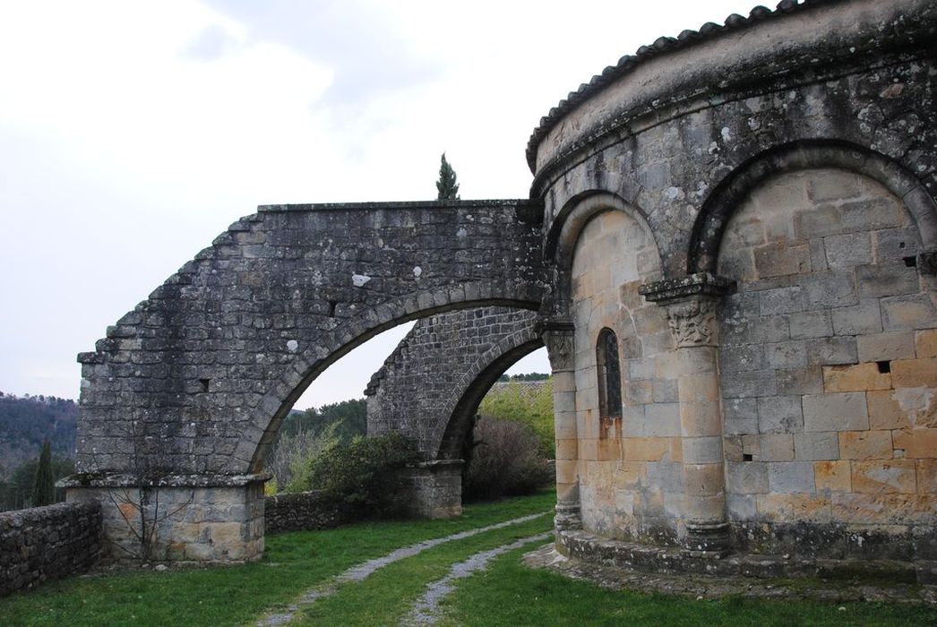 Eglise : Chevet, vue partielle