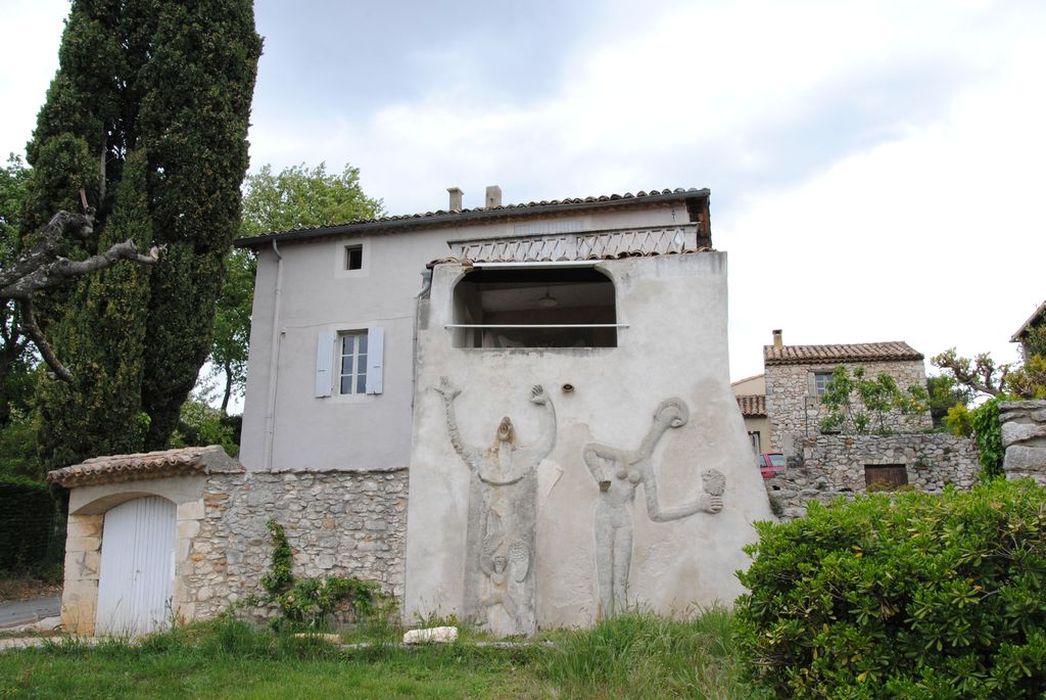 Maison dite de Max Ernst : Façade sud, vue générale