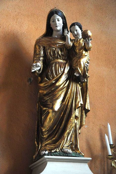 statue : Vierge à l'Enfant - © Ministère de la Culture (France), Médiathèque du patrimoine et de la photographie, Conservation des antiquités et des objets d’art de l’Ardèche – Tous droits réservés