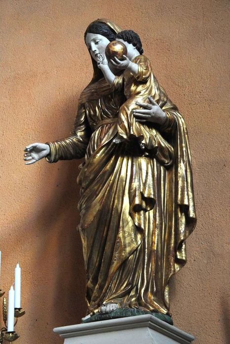 statue : Vierge à l'Enfant - © Ministère de la Culture (France), Médiathèque du patrimoine et de la photographie, Conservation des antiquités et des objets d’art de l’Ardèche – Tous droits réservés