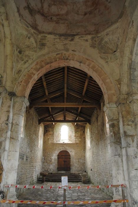 Eglise de Veyrines : Nef, vue générale