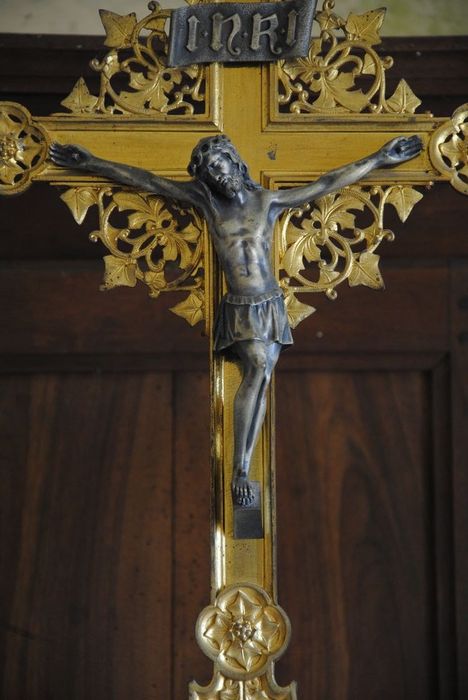 croix d’autel, vue partielle - © Ministère de la Culture (France), Médiathèque du patrimoine et de la photographie, Conservation des antiquités et des objets d’art de l’Ardèche – Tous droits réservés
