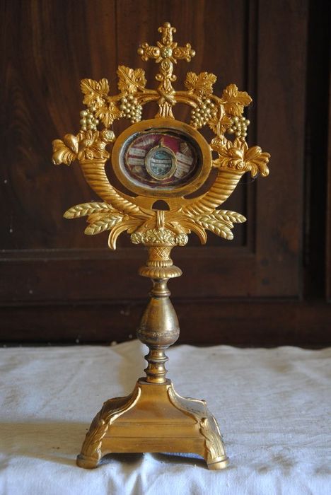 reliquaire de saint Modestin et sainte Amance - © Ministère de la Culture (France), Médiathèque du patrimoine et de la photographie, Conservation des antiquités et des objets d’art de l’Ardèche – Tous droits réservés