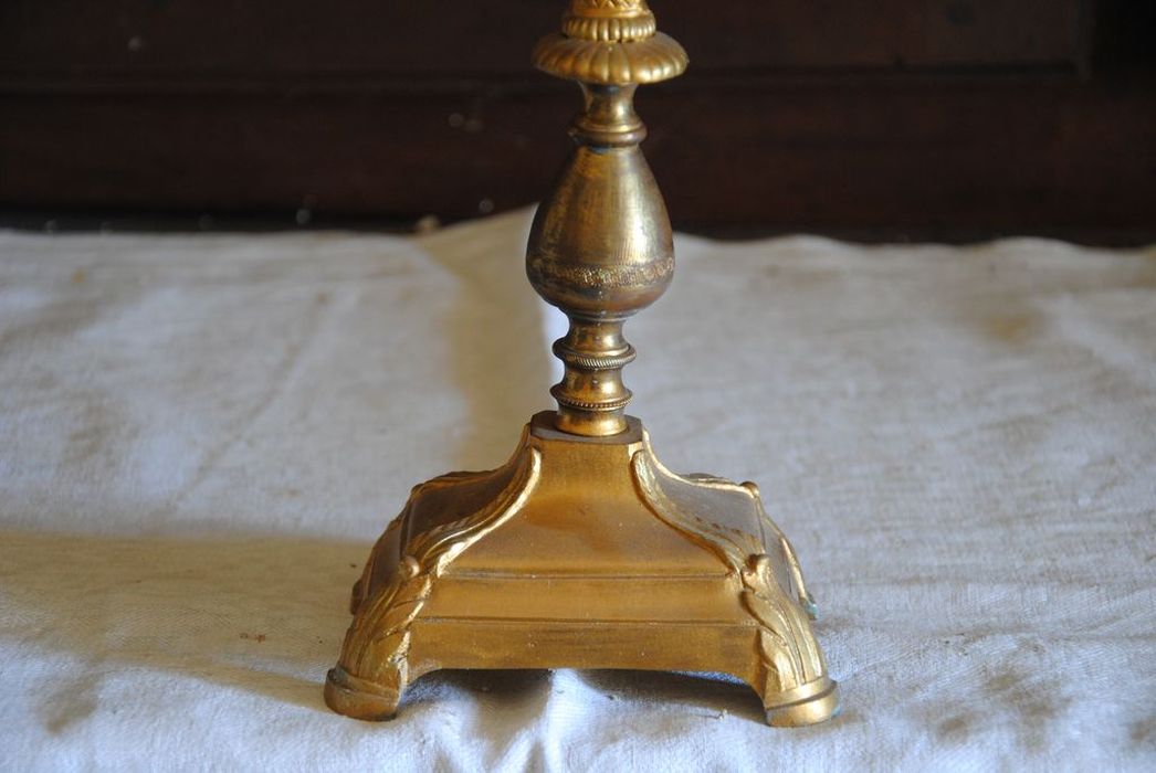 reliquaire de saint Modestin et sainte Amance, détail - © Ministère de la Culture (France), Médiathèque du patrimoine et de la photographie, Conservation des antiquités et des objets d’art de l’Ardèche – Tous droits réservés