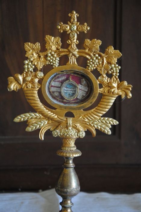 reliquaire de saint Modestin et sainte Amance, vue partielle - © Ministère de la Culture (France), Médiathèque du patrimoine et de la photographie, Conservation des antiquités et des objets d’art de l’Ardèche – Tous droits réservés