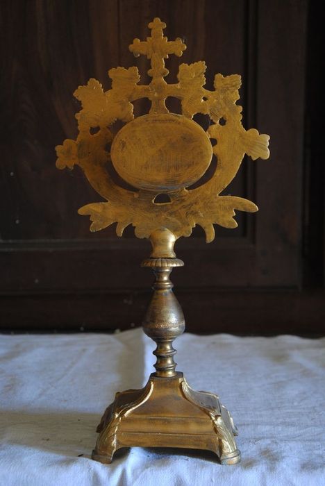 reliquaire de saint Modestin et sainte Amance, revers, vue générale - © Ministère de la Culture (France), Médiathèque du patrimoine et de la photographie, Conservation des antiquités et des objets d’art de l’Ardèche – Tous droits réservés