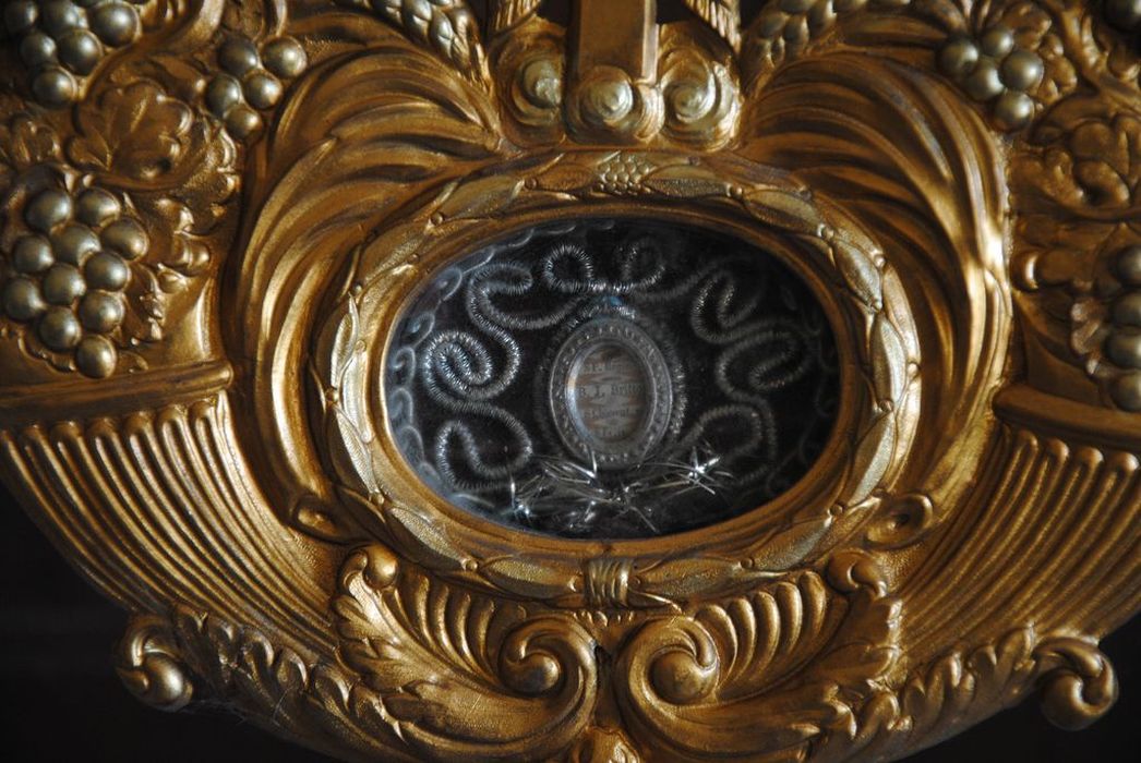 reliquaire de saint Jean François Régis, détail - © Ministère de la Culture (France), Médiathèque du patrimoine et de la photographie, Conservation des antiquités et des objets d’art de l’Ardèche – Tous droits réservés