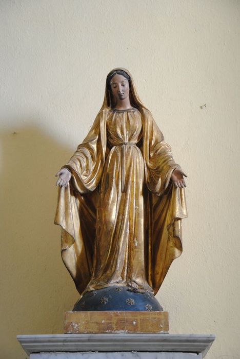 statue : Vierge (La) - © Ministère de la Culture (France), Médiathèque du patrimoine et de la photographie, Conservation des antiquités et des objets d’art de l’Ardèche – Tous droits réservés