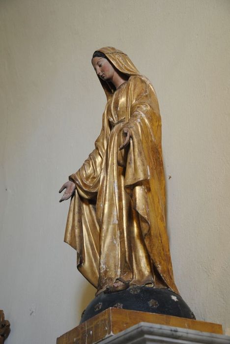 statue : Vierge (La) - © Ministère de la Culture (France), Conservation des antiquités et des objets d’art de l’Ardèche – Tous droits réservés