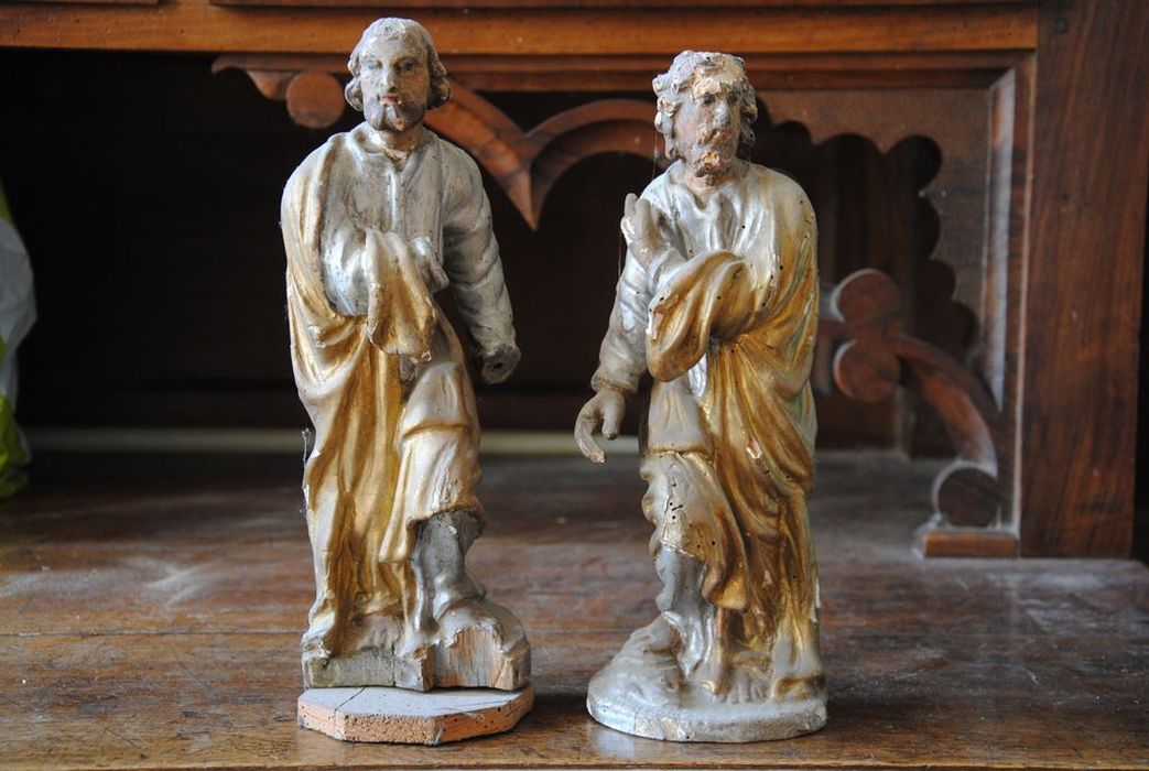 statuettes : Christ, apôtre - © Ministère de la Culture (France), Médiathèque du patrimoine et de la photographie, Conservation des antiquités et des objets d’art de l’Ardèche – Tous droits réservés
