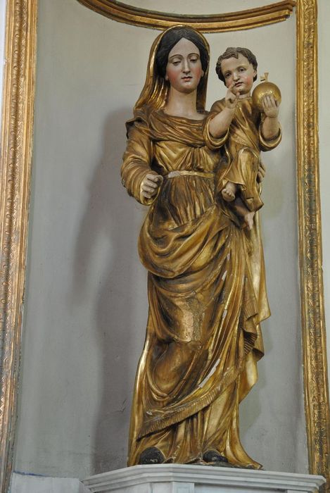 statue : Vierge à l'Enfant - © Ministère de la Culture (France), Médiathèque du patrimoine et de la photographie, Conservation des antiquités et des objets d’art de l’Ardèche – Tous droits réservés