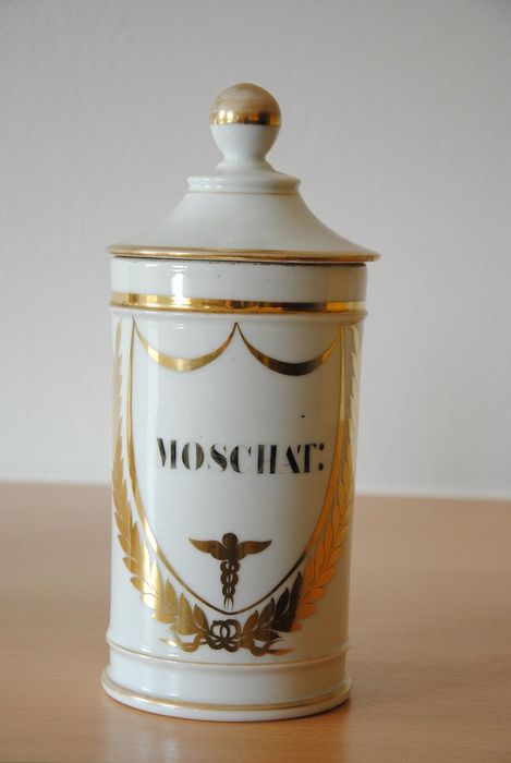 pot à pharmacie : Moschat :