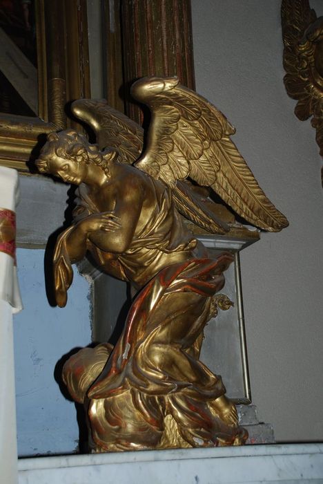 statue : Ange adorateur - © Ministère de la Culture (France), Médiathèque du patrimoine et de la photographie, Conservation des antiquités et des objets d’art de l’Ardèche – Tous droits réservés
