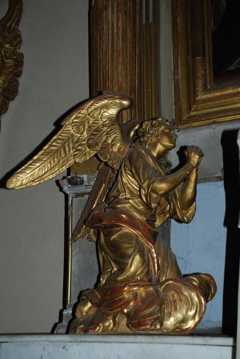 statue : Ange adorateur - © Ministère de la Culture (France), Médiathèque du patrimoine et de la photographie, Conservation des antiquités et des objets d’art de l’Ardèche – Tous droits réservés